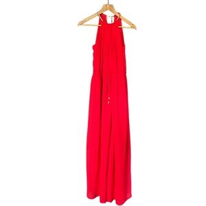 Vince Camuto Vibrant Red Dress with Chain Detail
